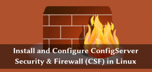 جلوگیری از حملات سرور با فایروال CSF