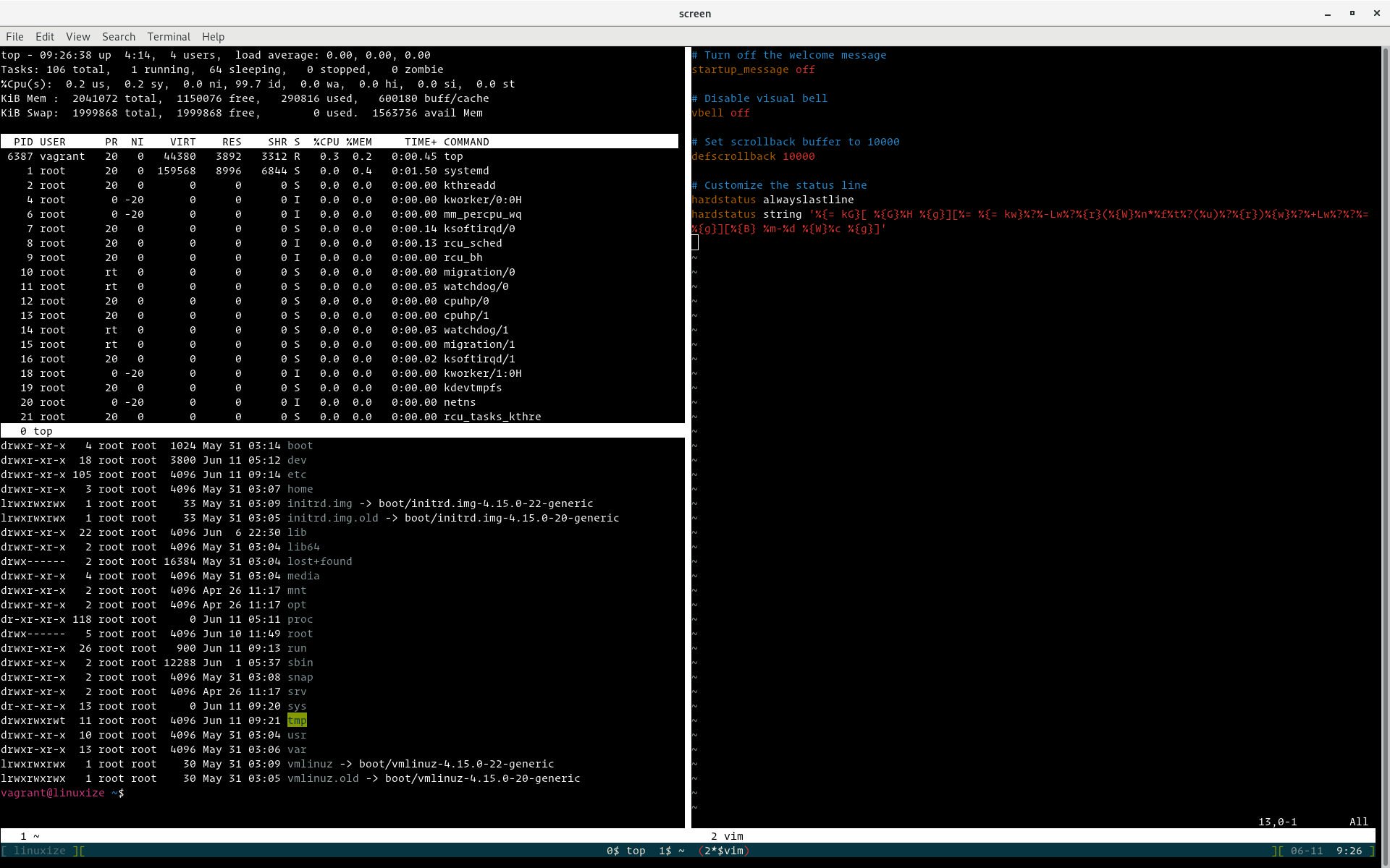 آموزش جامع نصب و استفاده از دستور Screen در لینوکس