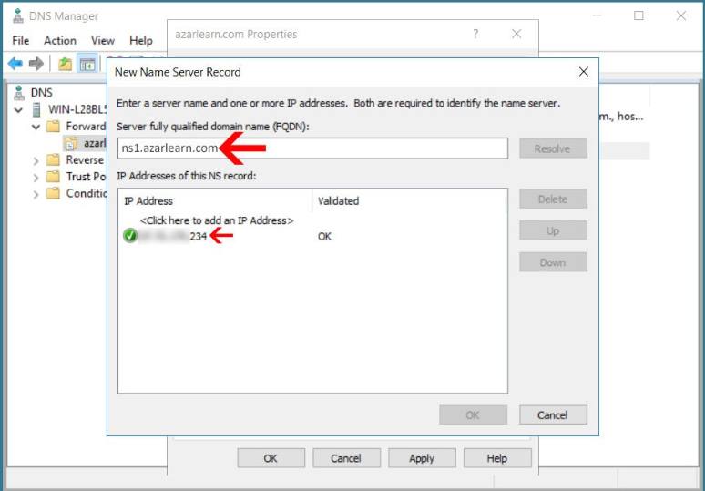 تنظیم Name Server در DNS ویندوز سرور
